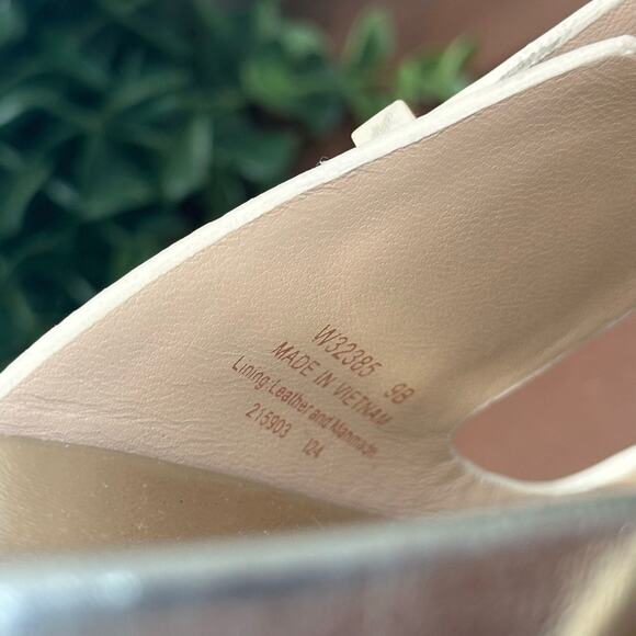 Cole Haan Women's Marisol Footbed Sandals Soft Gold Leather Size 9 - Picture 8 of 9